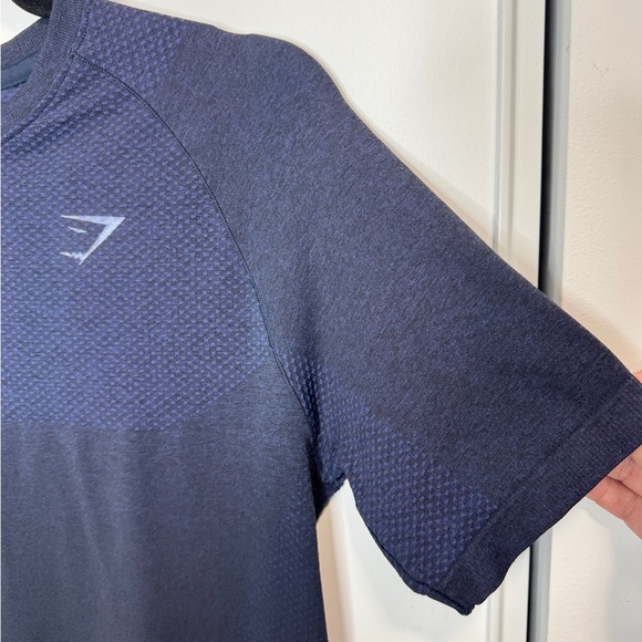 💎 Gymshark Vital Seamless Short Sleeve Tee Navy - Picture 8 of 11